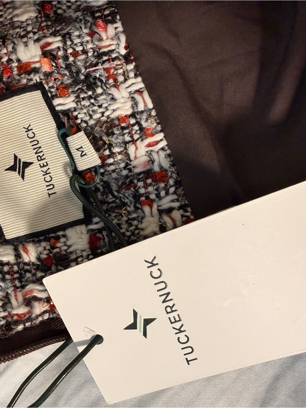 NWT TuckerNuck Winterberry Sequin Tweed Jackie Dress - Picture 5 of 5